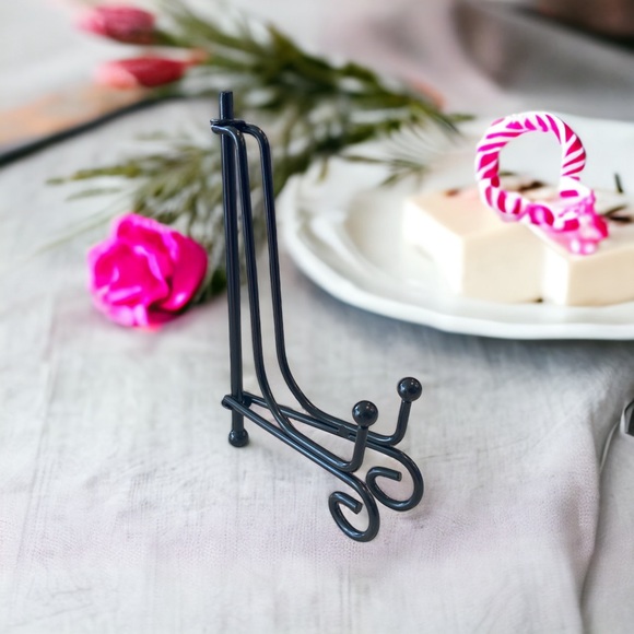 NWT 2pcs 4" Foldable Iron Display Stand - Picture 2 of 8